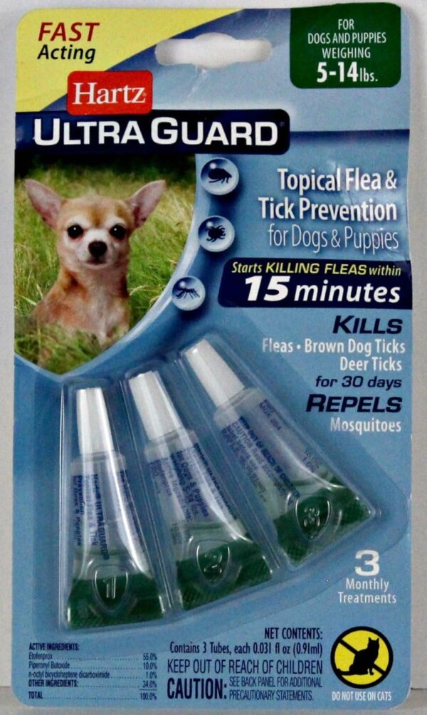 UltraGuard Flea And Tick Treatment Drops For Dogs And Puppies