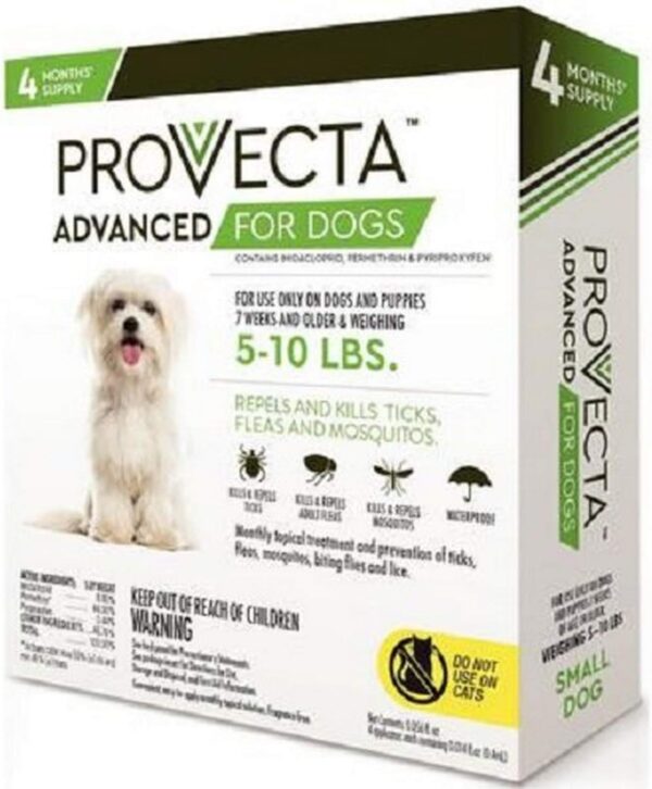 4 Doses Advanced for Dogs, Small/5-10 lb