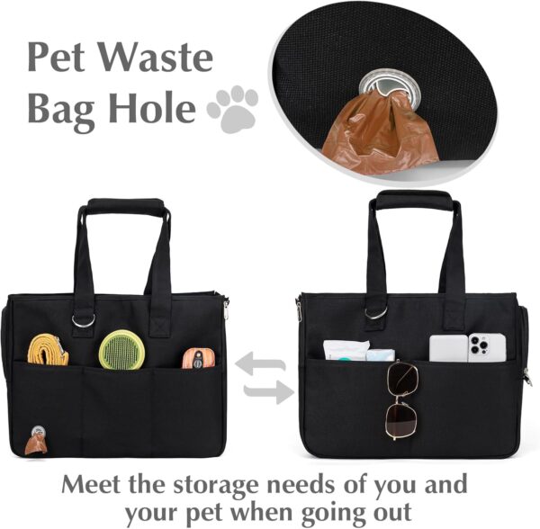 Dog Carriers for Small Dogs Portable Pet Carrier with 5 Large Pockets Breathable Cat Carrier Soft Dog Purse Ideal for Travel Outdoor Walking - Image 4