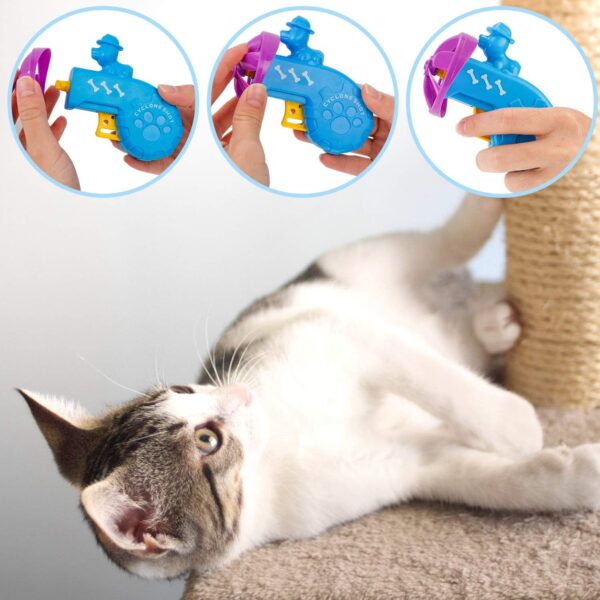 Cat Fetch Toy - Cat Tracks Cat Toy - Fun Levels of Interactive Play -Cat Toys with 5 Colors Flying Propellers Satisfies Kitty's Hunting, Chasing & Exercising Needs (1PC) - Image 5