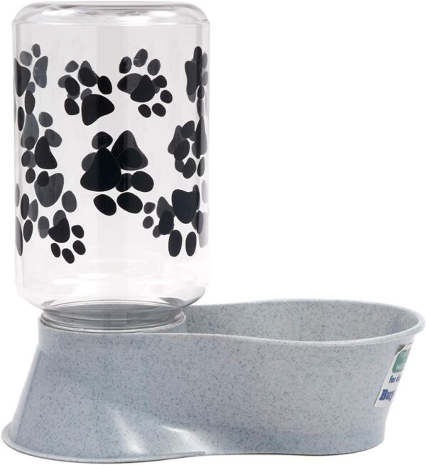 Lixit Reversable Water or Dry Food Feeders for Cats and Dogs (Large, Granite) - Image 2