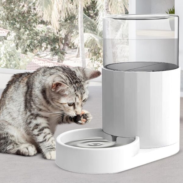 RIZZARI Automatic 3L Pet Waterer, Gravity Water Dispenser, 100% BPA-Free, Large Capacity Water Feeder for Cats and Small and Medium-Sized Dogs (3L,without Filter) - Image 6