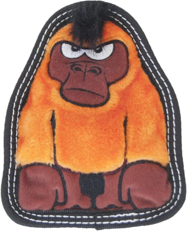 Outward Hound Tough Seamz Gorilla Plush Dog Toy, Small