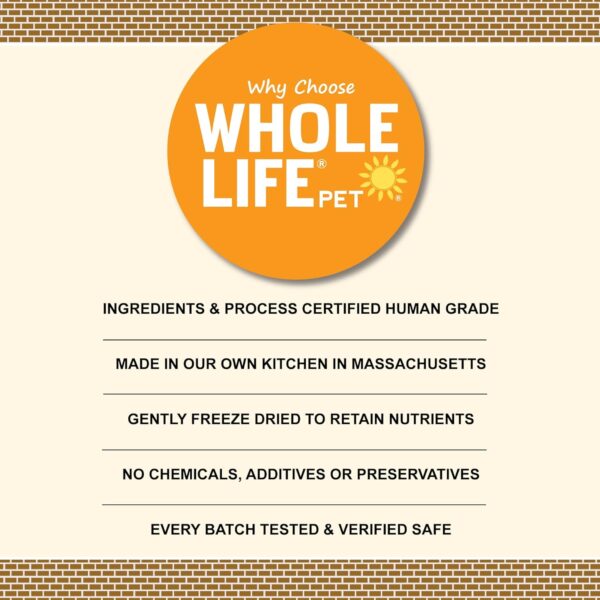 Whole Life Pet Freeze Dried Chicken Cat Treats - Human Grade - One Ingredient - Sourced and Made in The USA - Image 5