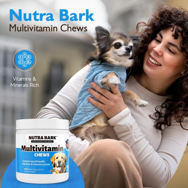 Multivitamin for Dogs | All-in-One | Glucosamine Chondroitin for Joint Support | Skin & Coat | Pumpkin & Probiotics for Digestive Support | Imunnity & Overall Health | 90 Soft Chews - Image 3