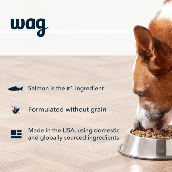 Amazon Brand - Wag Dry Dog Food Salmon & Sweet Potato, Grain Free 4 lb Bag - Image 3