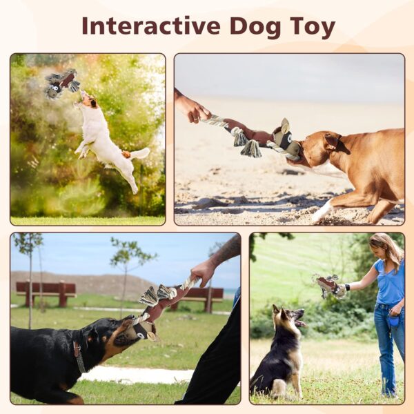 IOKHEIRA Dog Toys for Aggressive Chewers,Tough Indestructible Dog Toys,Squeaky Dog Toys for Large Dogs,Large Dog Toys to Keep Them Busy,Dog Chew Toys for Puppy Middle Big Dogs - Image 7