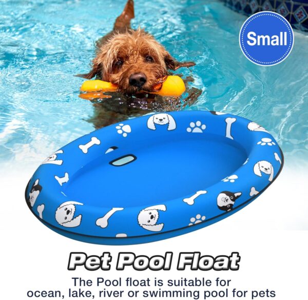 MICOOYO Dog Float Raft - Inflatable Dog Swimming Float for Summer Dog Water Float (Small) - Image 2