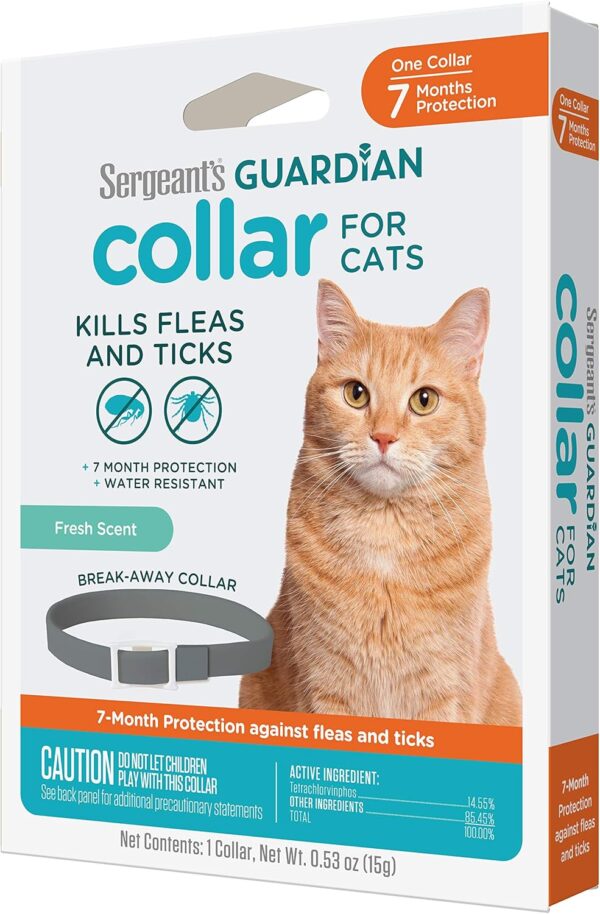 Sergeant's Guardian Flea & Tick Cat Collar, 1 Count - Image 12