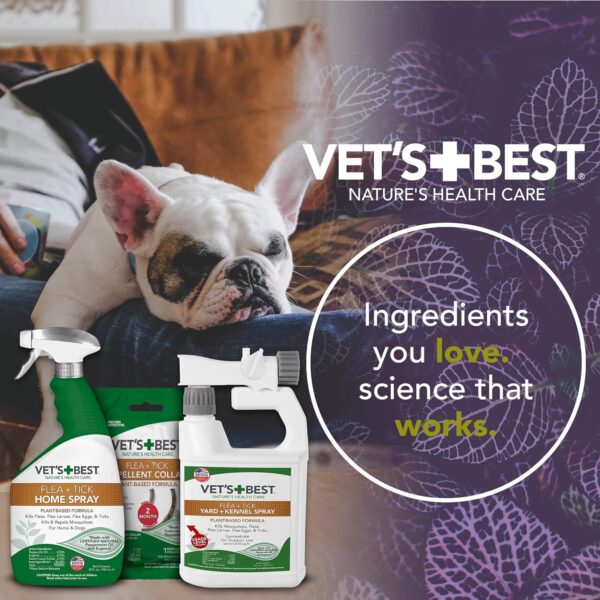 Vet's Best Flea and Tick Repellent Collar for Dogs - Flea and Tick Prevention for Dogs - Plant-Based Ingredients - Small to Large Dog Flea Collar - Up to 20” Neck Size - Image 4