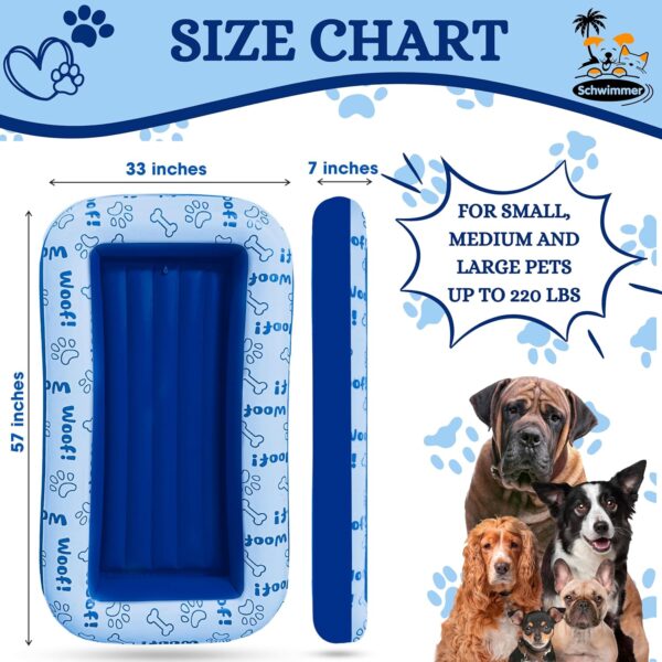 Schwimmer Premium Dog Pool Float for Large Dogs - Enhanced Safety, Premium Comfort - Versatile Design - Dog Floats for Pool & Lake - New Material - Image 4