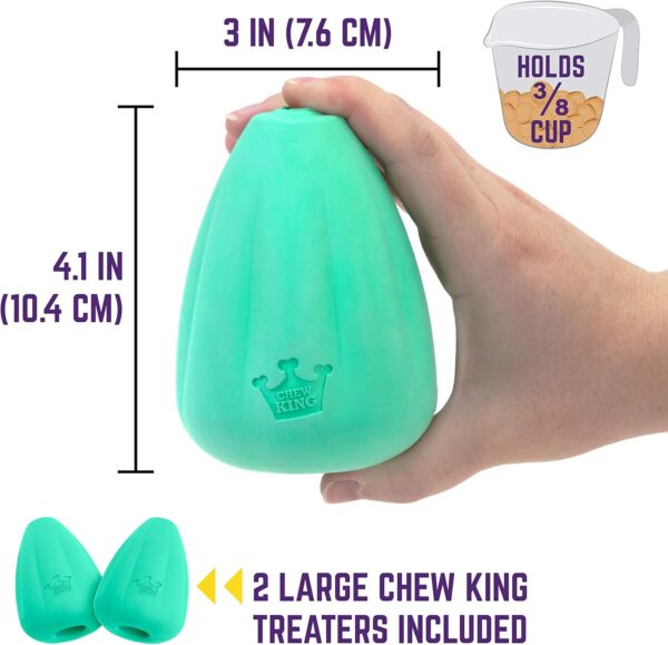 Chew King Premium Treat Dog Toy, L, Extremely Durable Natural Rubber Toy, (Pack of 2) ,All Breed Sizes - Image 7