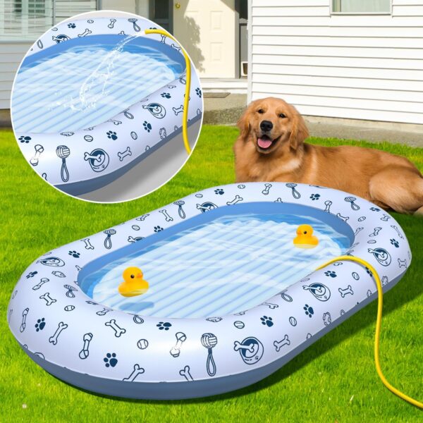 Large Dog Floatie for Pool - Pet Pool Raft and Float with Durable Design - Dog Pool Raft - Perfect Pet Pool Float for Summer Fun - Image 2