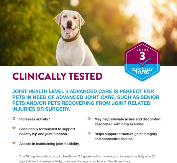 NaturVet Joint Health Level 3 Pet Supplement for Cats & Dogs – Helps Support Hip & Joint Function – Includes Hyaluronic Acid, Glucosamine, MSM, Chondroitin – 10 Oz. Powder - Image 4