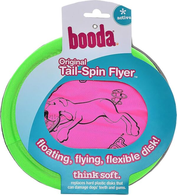 Chuckit! Petmate Booda Tail-Spin Flyer Floating Dog Frisbee, Multi, 10-Inch - Image 4