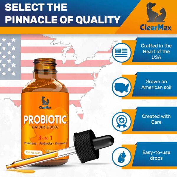 Probiotics for Dogs ◆ Cat Probiotic ◆ Great Dog Probiotics and Digestive Enzymes for Pet ◆ Dog Digestive Enzymes & Pure Prebiotic ◆ Canine Probiotic ◆ Probiotics for Cats ◆ Puppy Probiotic - Image 6