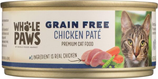 Whole Paws, Grain Free Chicken Pate loaf recipe, 5.5oz (Packaging may vary)