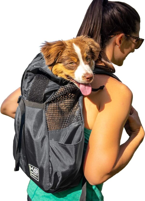 K9 Sport Sack Trainer | Dog Carrier Dog Backpack for Pets (Large, Irongate)