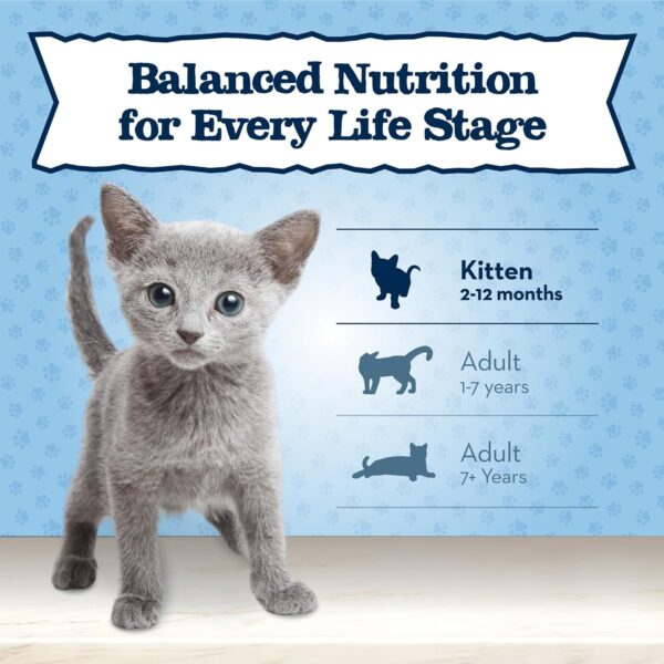 Blue Buffalo Baby BLUE Natural Dry Food for Kittens, Healthy Growth Formula with DHA, Chicken and Brown Rice Recipe, 5-lb. Bag - Image 8