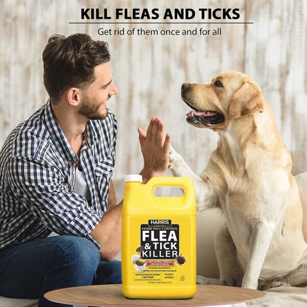 Harris Flea and Tick Killer, Liquid Spray with Odorless and Non-Staining Extended Residual Kill Formula (2-Pack, Gallon) - Image 3