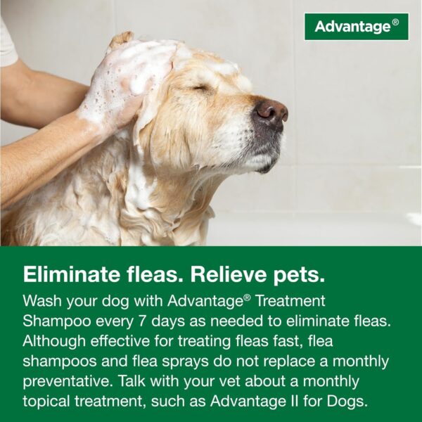 Advantage Dog Flea & Tick Shampoo for Puppies & Adult Dogs | Kills Fleas & Ticks | 12 oz. - Image 10