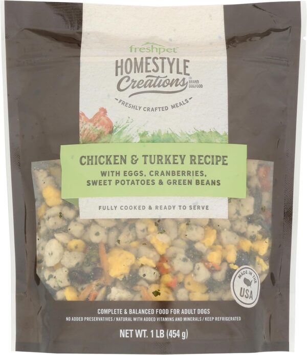 Freshpet Chicken & Turkey Homestyle Creations Dog Food, 16 OZ