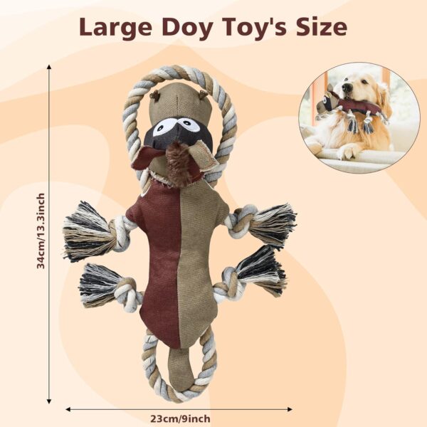 IOKHEIRA Dog Toys for Aggressive Chewers,Tough Indestructible Dog Toys,Squeaky Dog Toys for Large Dogs,Large Dog Toys to Keep Them Busy,Dog Chew Toys for Puppy Middle Big Dogs - Image 5