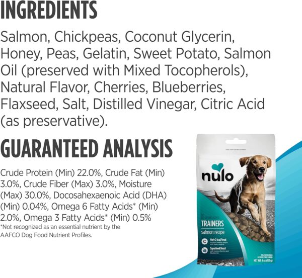 Nulo Freestyle Grain-Free Healthy Dog and Puppy Training Treats, Low Calorie Treats Made with Superfood Boost Ingredients, 2 Calories per Treat, 4 oz. Variety Pack - Image 4