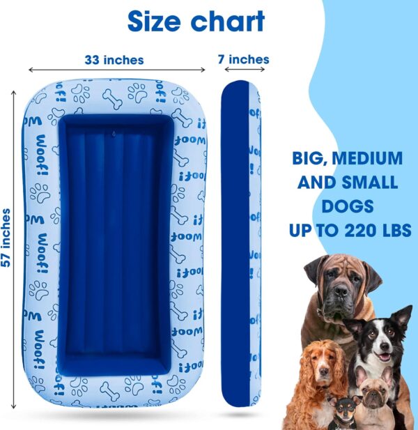 Schwimmer Dog Floats for Pool, River and Ocean - Dog Pool Floats for Small, Medium and Large Dogs - Durable and Dog Float - Dog Pool Float for Pets, Kids and Adults up to 220 lbs - Image 2