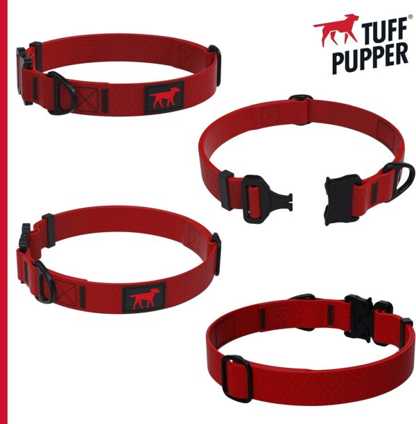 Tuff Pupper Waterproof Action Collar for Dogs | Heavy Duty Water Proof Dog Collar | Tear Proof & Odor Free | Rust-Proof Metal Hardware | Tactical Quick Release Buckle | for Adventurous, Active Dogs - Image 8