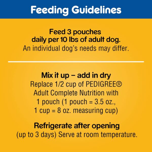 PEDIGREE CHOICE CUTS IN GRAVY Grill Inspired Classics Adult Soft Wet Dog Food 18-Count Variety Pack, 3.5 oz Pouches - Image 8