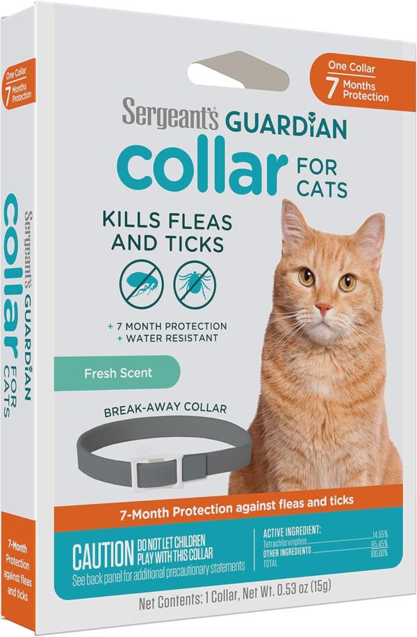 Sergeant's Guardian Flea & Tick Cat Collar, 1 Count - Image 13