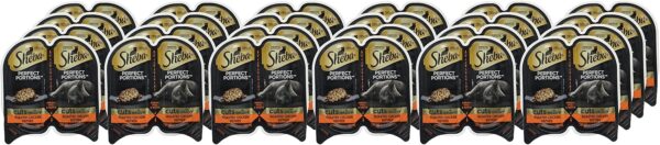 SHEBA PERFECT PORTIONS Cuts in Gravy Wet Cat Food Trays (24 Count, 48 Servings), Roasted Chicken Entrée, Easy Peel Twin-Pack Trays - Image 11