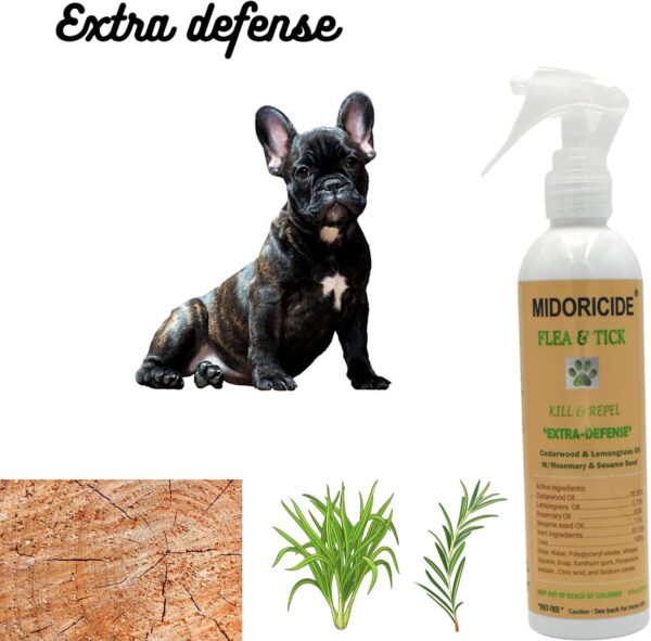 Dog Extra Defense Flea and Tick Control Spray - to kill and Repel Ticks and Fleas -8oz for Dogs and Horses - Image 6