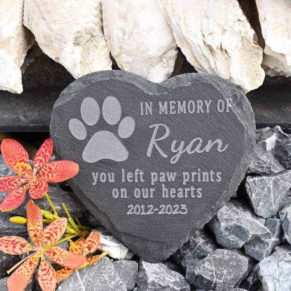 Pet Memorial Gifts, Personalized Pet Memorial Stones, Pet Remembrance Gift, in Memory of Dog Cat, Loss of Pet Sympathy Gift, Dog Memorial Gifts for Loss of Dog, Pet Loss Gifts - Image 5