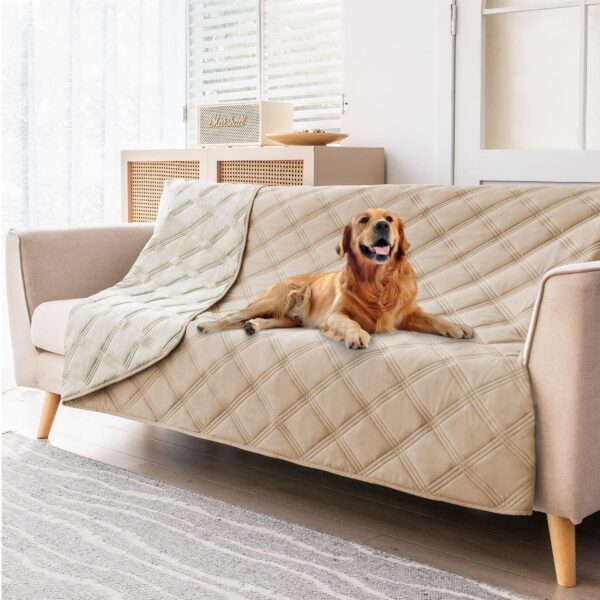 Waterproof & Reversible Dog Bed Cover Sofa, Couch Cover Furniture Protector for Pets,(82 * 102") - Image 5