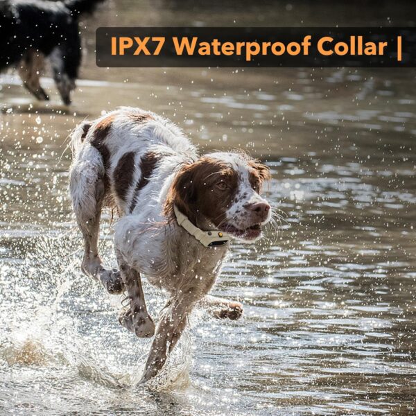 PATPET Shock Collar with APP Control - 1/2 Mile Range Bluetooth-Enabled Waterproof Dog Training Collar with Remote, 2-in-1 Shock Collar for Large Medium Dogs(15-140lbs) - Image 5