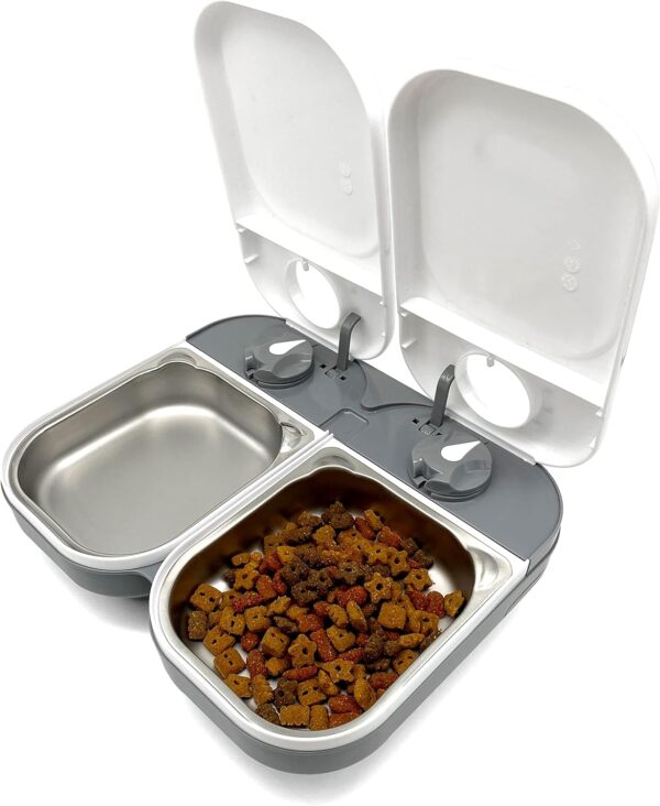 Cat Mate Stainless Steel Bowl Inserts x 2 for Cat Mate C100 and C200 Automatic Feeders (Feeder Not Included) - Image 2