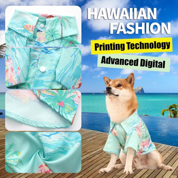 Dog Hawaii Shirts Stylish Hawaiian Themed Pet and Owner Matching Apparel Owner and Pet Shirts are Sold Separately - Image 5