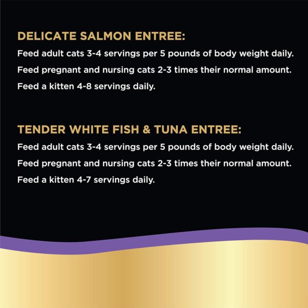 SHEBA PERFECT PORTIONS Cuts in Gravy Adult Wet Cat Food Tray, Delicate Salmon and Tender Whitefish & Tuna Entrée, Twin-Pack - 12 Count (Pack of 2) - Image 6