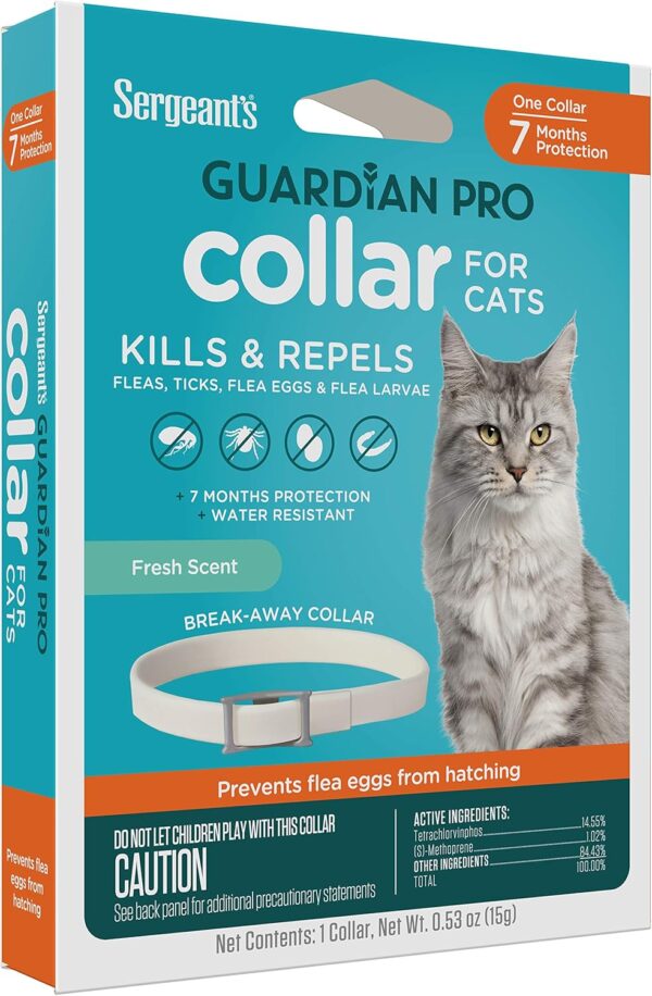 Sergeant's Guardian Pro Flea & Tick Cat Collar, 1 Count - Image 14