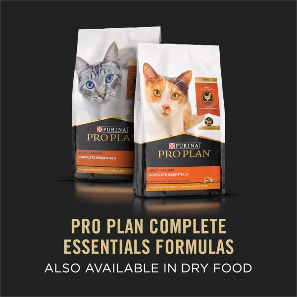 Purina Pro Plan Gravy, High Protein Wet Cat Food, COMPLETE ESSENTIALS Turkey & Vegetable Entree - (Pack of 24) 3 oz. Pull-Top Cans - Image 6