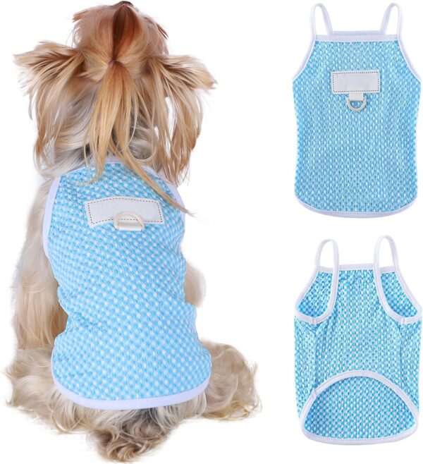 XS Dog Shirt Vest Spring/Summer Dog Shirts for Small Dogs Soft Cool Dog T-Shirt Dog Clothes Stretchy Suspenders Puppy Clothes for Chihuahua Yorkie Teacups - Image 7