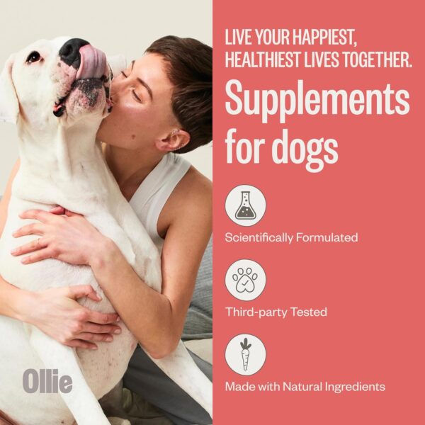 Ollie Chill Pills Calming Supplements for Dogs - Anxiety Relief for Dogs - Calming Bites for Dogs - Dog Melatonin - Dog Stress and Anxiety Relief - Calming Chews for Dogs - 60 Count Appx. - Image 3