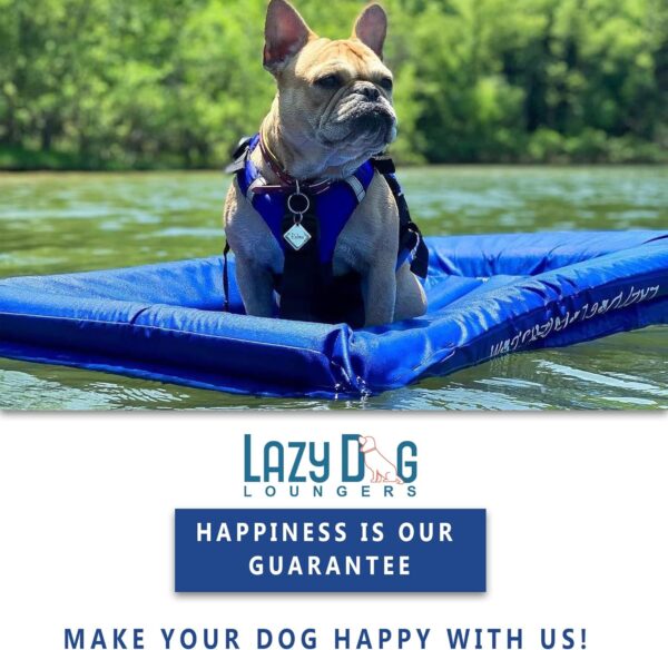 Rafts for Dogs and Pets - Semi-Submersible to Keep Your Dog Cool - Lake, Pool, River and Boat (Royal Blue - Large) - Image 6