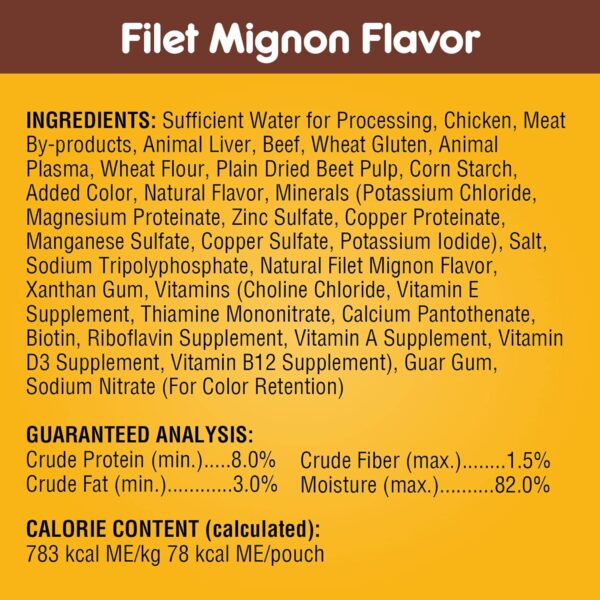 PEDIGREE CHOICE CUTS IN GRAVY Grill Inspired Classics Adult Soft Wet Dog Food 18-Count Variety Pack, 3.5 oz Pouches - Image 5