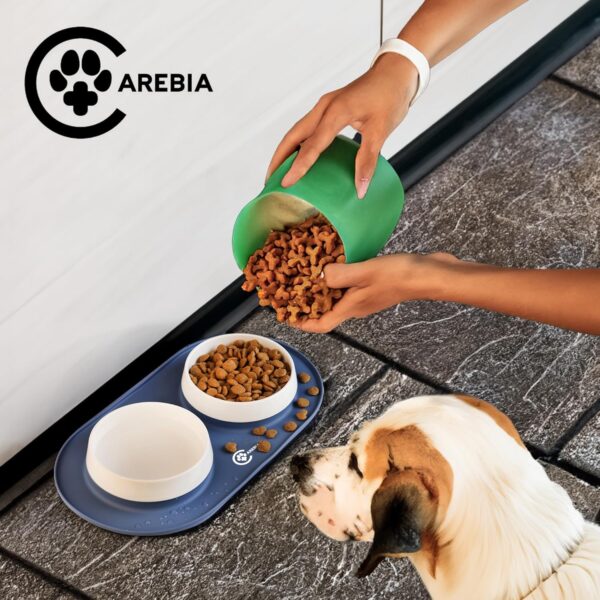 Ceramic Dog Bowls | Spill-Proof & Durable Food Bowl & Dish for Dogs, Cats & Pets | Eco-Friendly Pet Food Feeder Bowls for Feeding Dogs Cats Puppies | Essential Pet Supplies for Your Furry Friends - Image 7