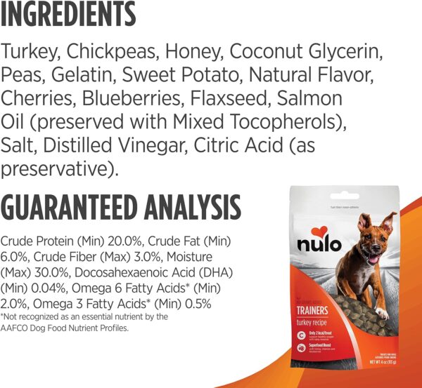 Nulo Freestyle Grain-Free Healthy Dog and Puppy Training Treats, Low Calorie Treats Made with Superfood Boost Ingredients, 2 Calories per Treat, 4 oz. Variety Pack - Image 5