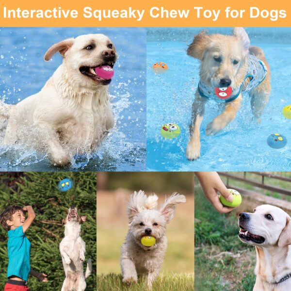 Squeaky Dog Toys Funny Animal Natural Rubber Latex Dog Balls for Chewing Durable Teething Puppy Small Pet Dogs 6 Pcs/Set - Image 4