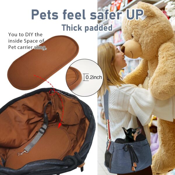 Dog Sling Carrier Hand Free Pet Sling Bag for Small Dogs Puppy Cats to Travel Walking and Outdoor Activities - Image 5